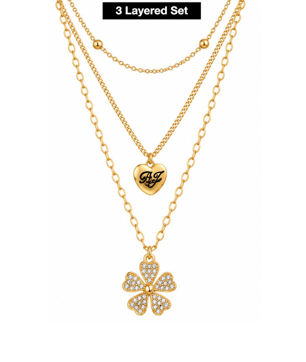 Arria Gold Layered Necklace 