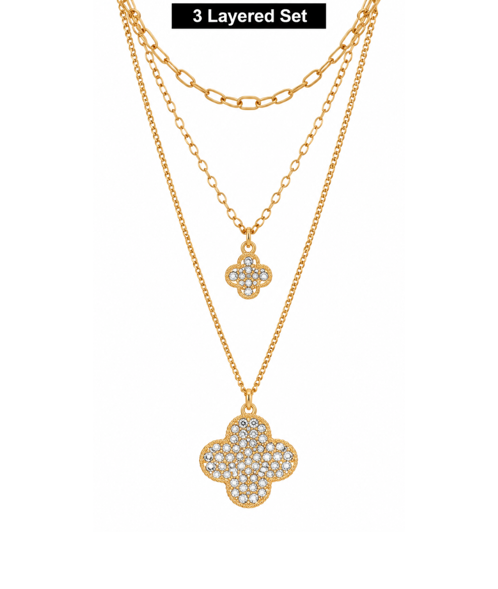 Arria Gold Layered Necklace 