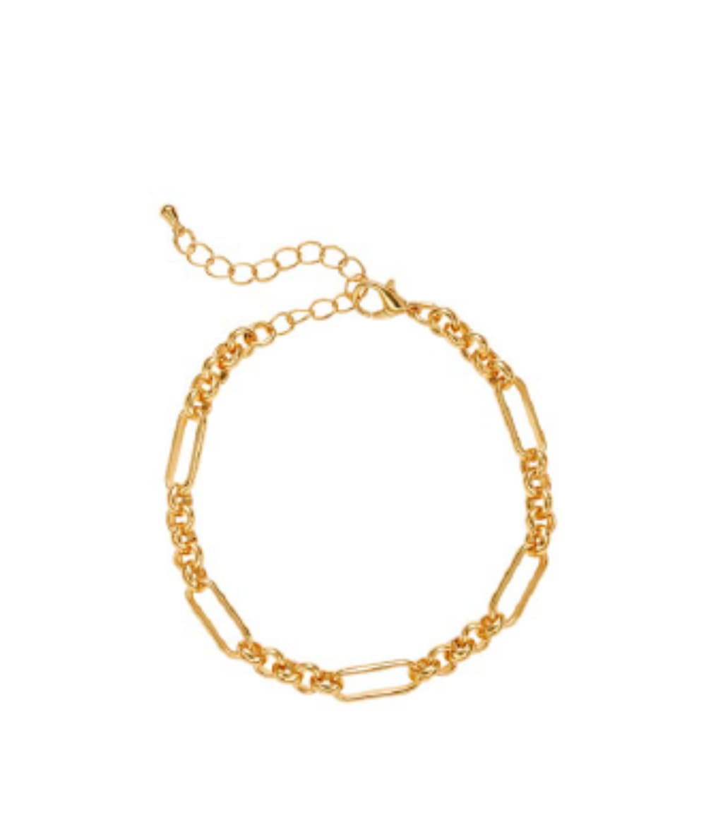 Arria Gold Charm Chain Bracelet 