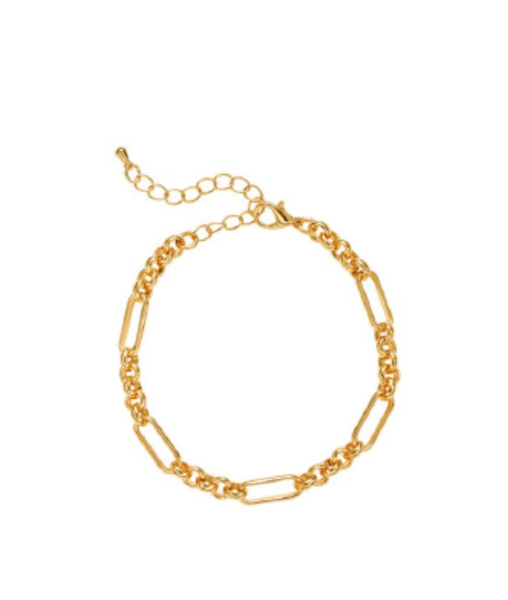 Arria Gold Charm Chain Bracelet 
