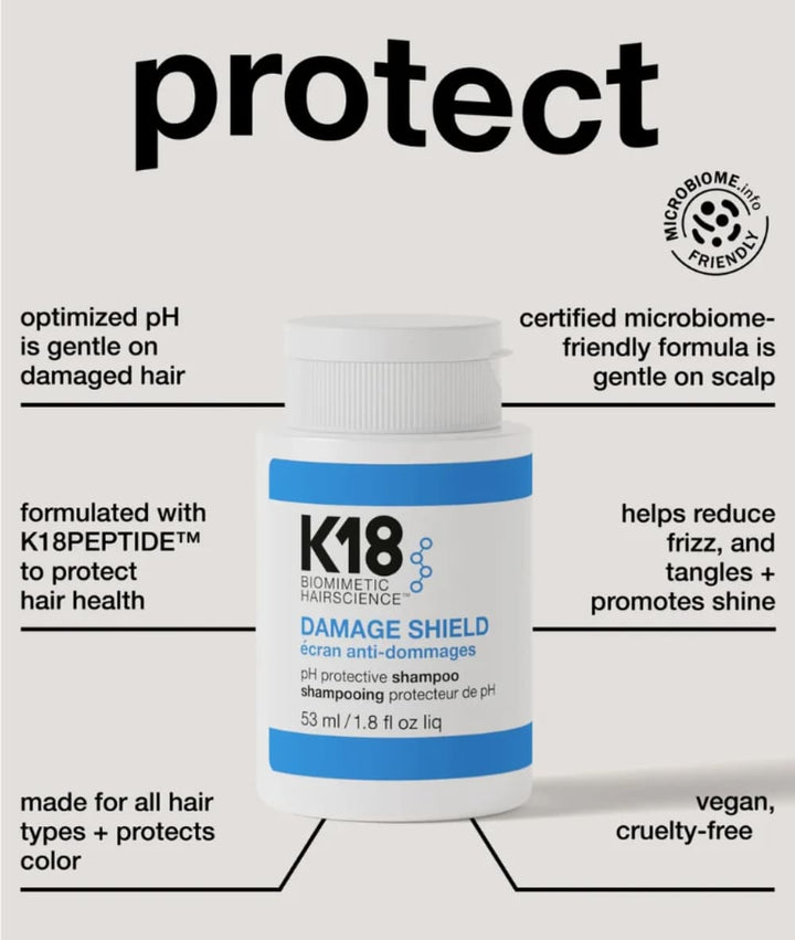 K18 Damage Shield pH Protective Shampoo 1.8oz