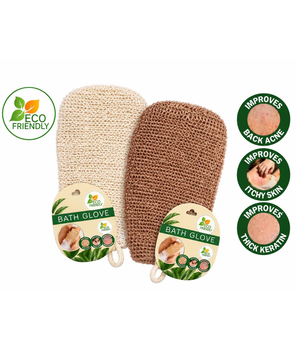Beauty Town Natural Sisal Bath Glove 