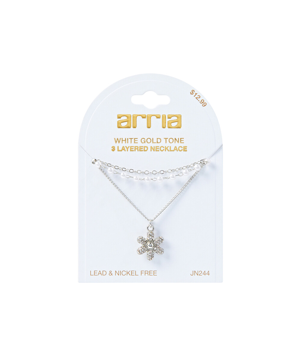 Arria W.G Layered Necklace #JN, Accessory - Cloré Beauty