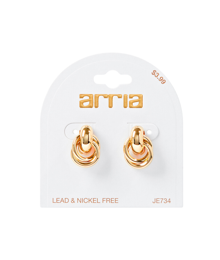 Arria Gold Fashion Earrings 