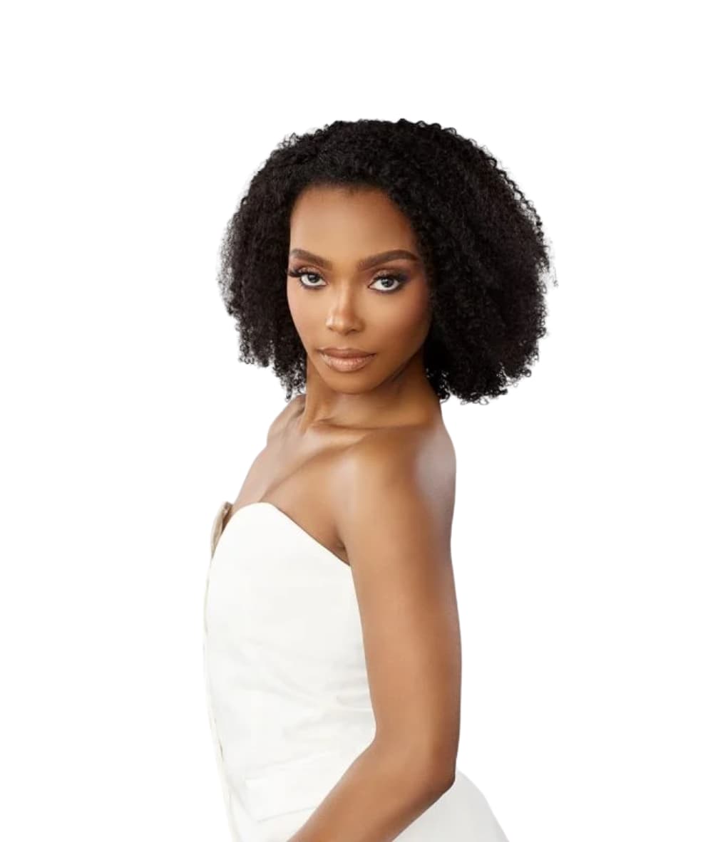 Sensationnel 100% Virgin Human Hair 13A Half Wig Kinky Burmese Curl 14"