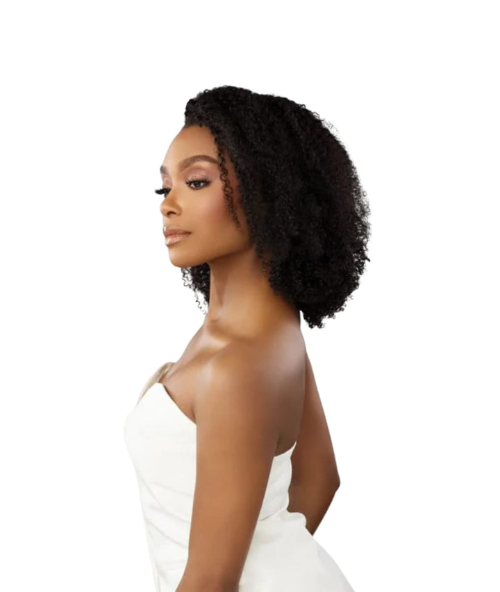 Sensationnel 100% Virgin Human Hair 13A Half Wig Kinky Burmese Curl 14"