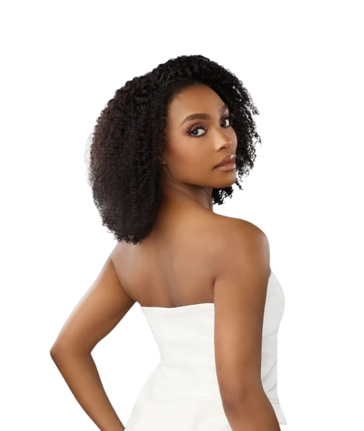 Sensationnel 100% Virgin Human Hair 13A Half Wig Kinky Burmese Curl 14"