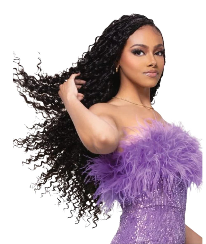 Sensationnel Premium TOO 3x Feather Crochet Water Wave 18"