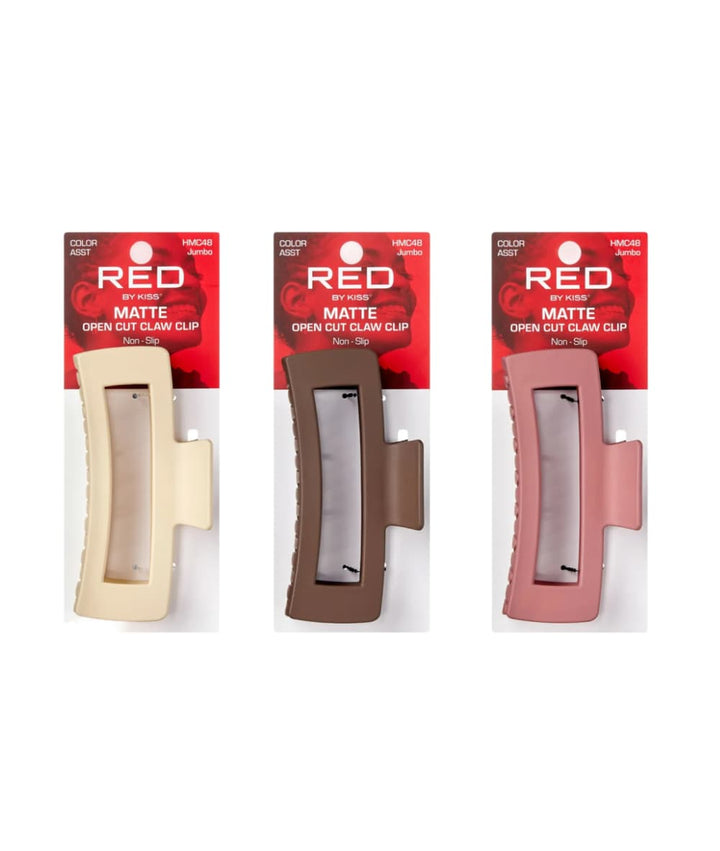 RED Open Cut Claw Clip 