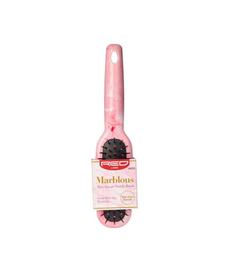 RED Marblous Paddle Brush 