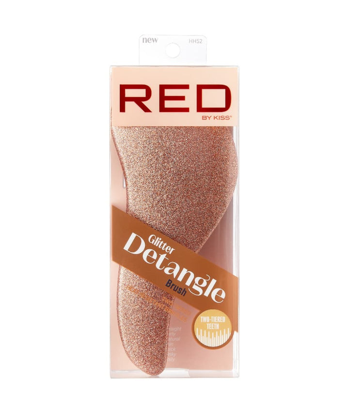 RED Detangle Glitter Brush 