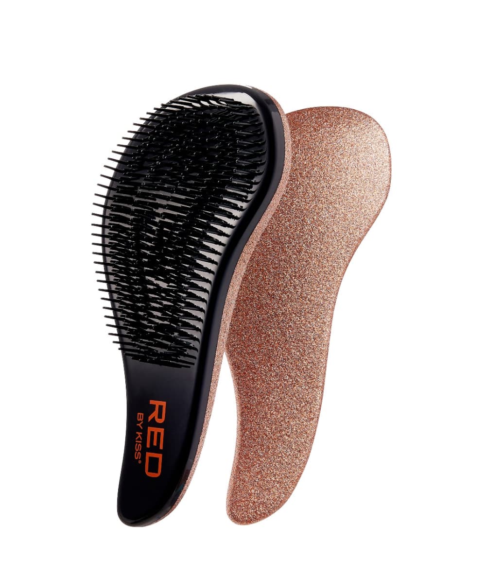 RED Detangle Glitter Brush 