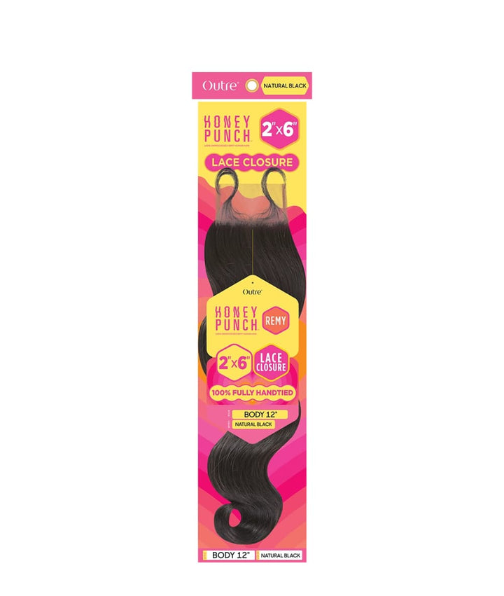 Outre Honeypunch 2X6 HD Lace Closure Body 12"