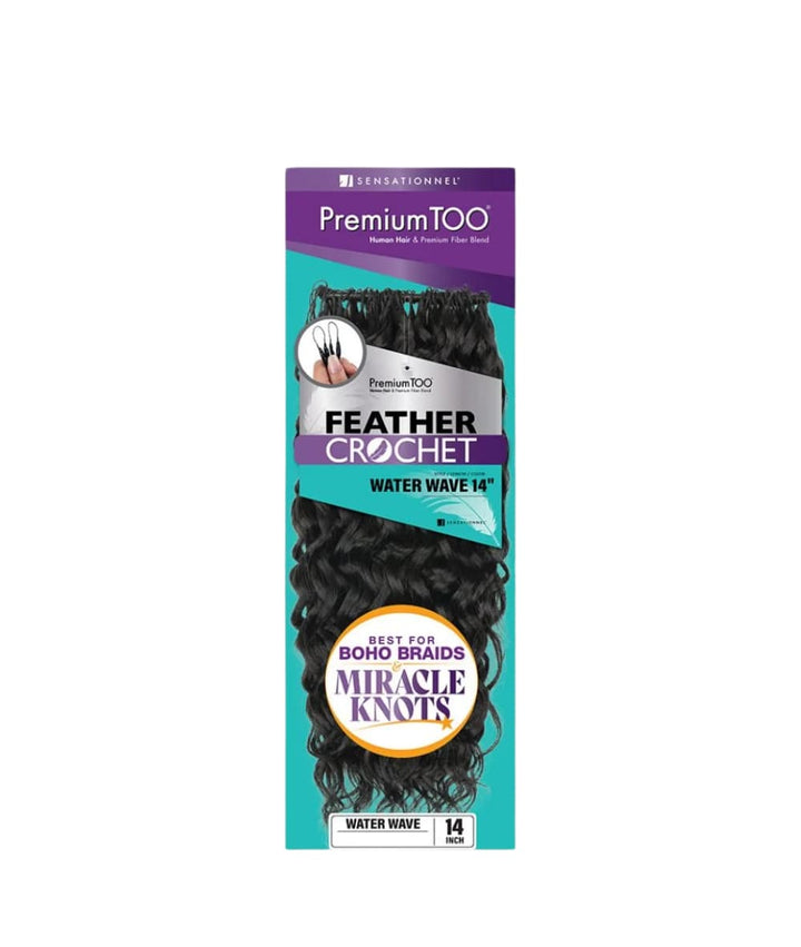 Sensationnel Premium Too Feather Crochet Water Wave 14"