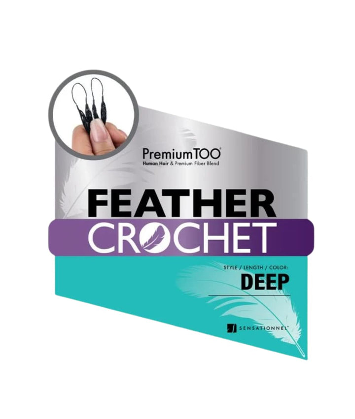 Sensationnel Premium Too Feather Crochet Deep Wave 14"