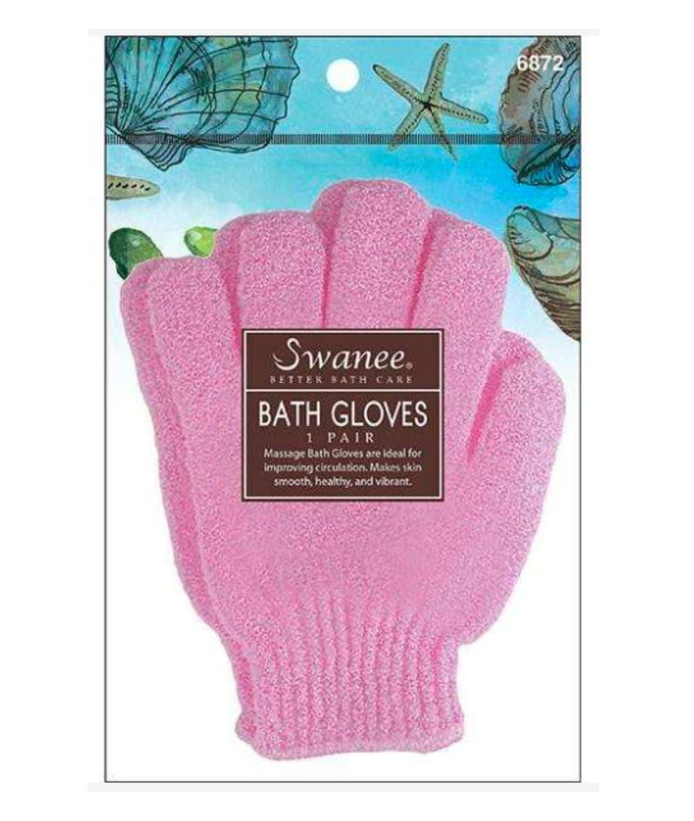 Annie Swanee Bath Gloves [Pink] 