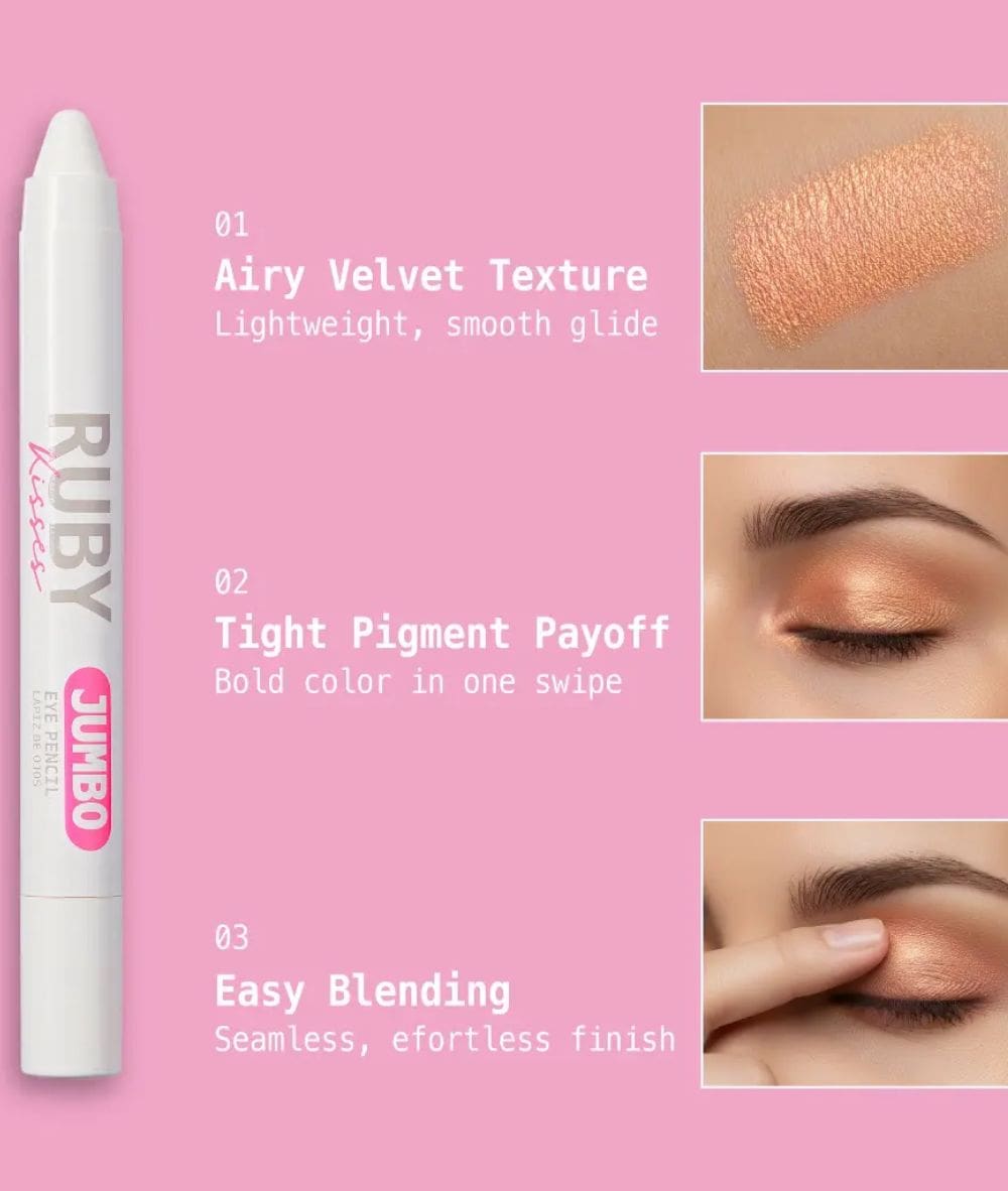 Ruby Kisses Jumbo Eye Pencil – Long-Lasting Creamy Eye Liner