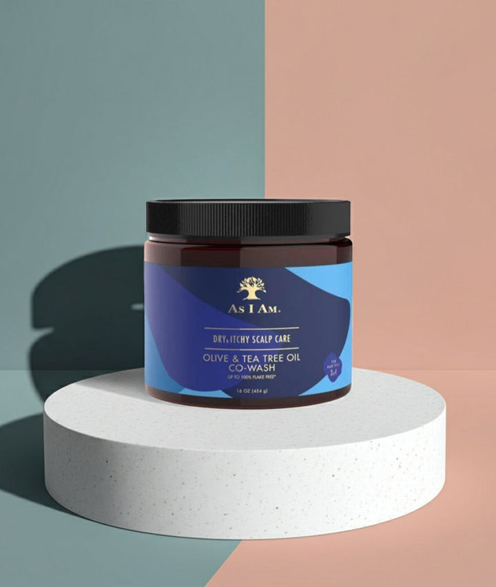 As I Am Dry & Itchy Scalp Care Olive & Tea Tree Co-Wash 16oz