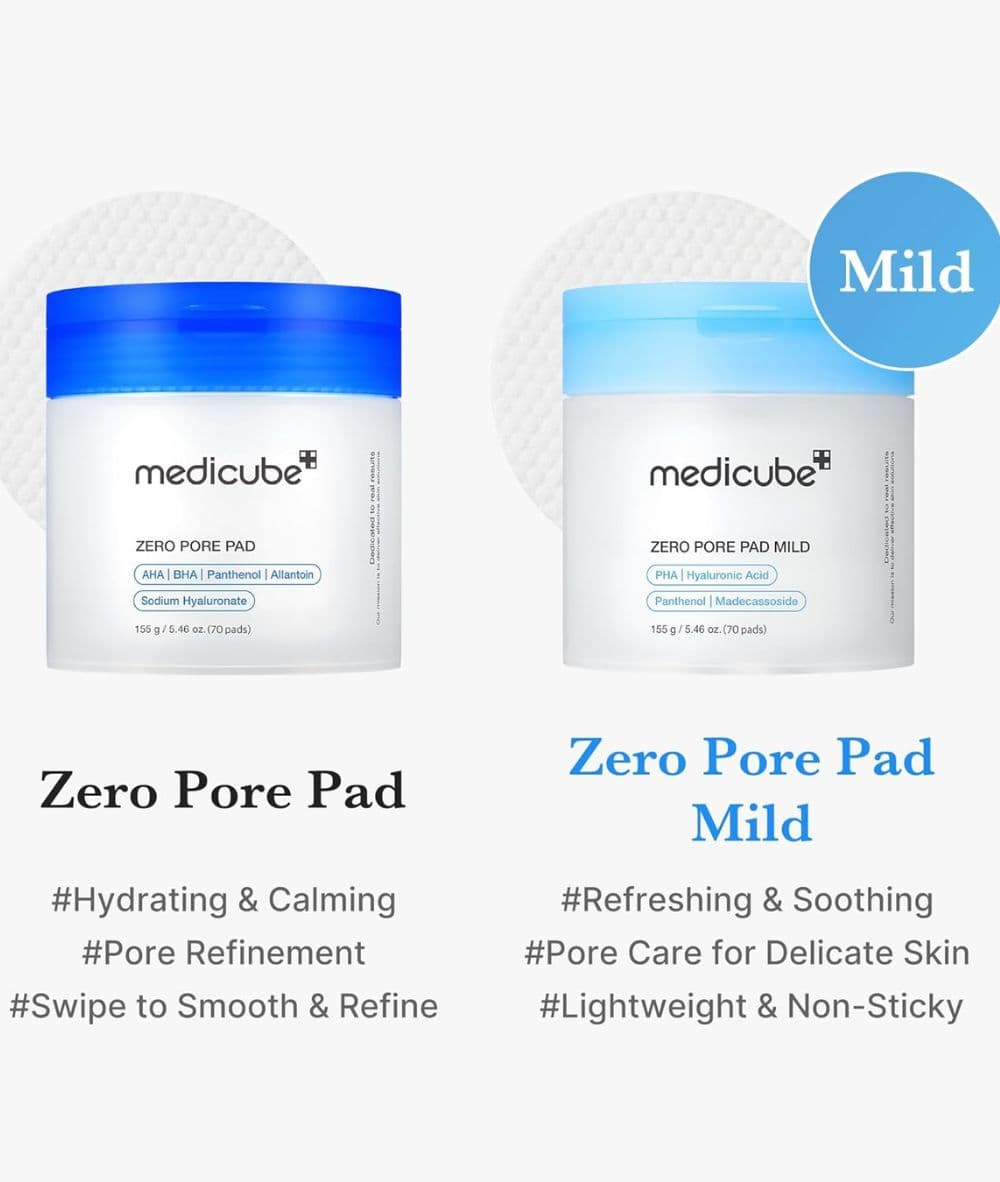 Medicube 2024 Zero Pore Pad Mild 155g/70pcs