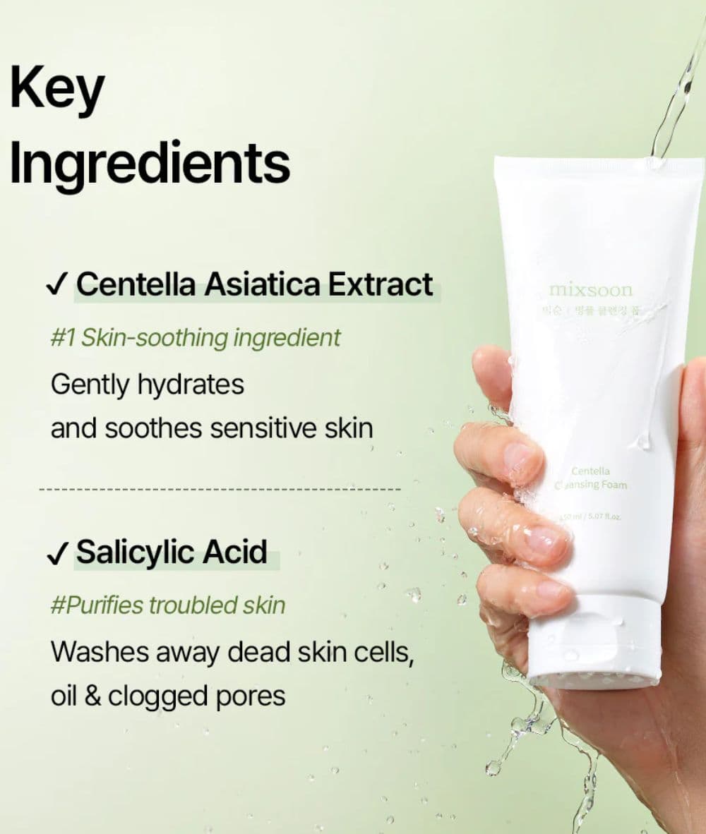 Mixsoon Centella Cleansing Foam 150ml
