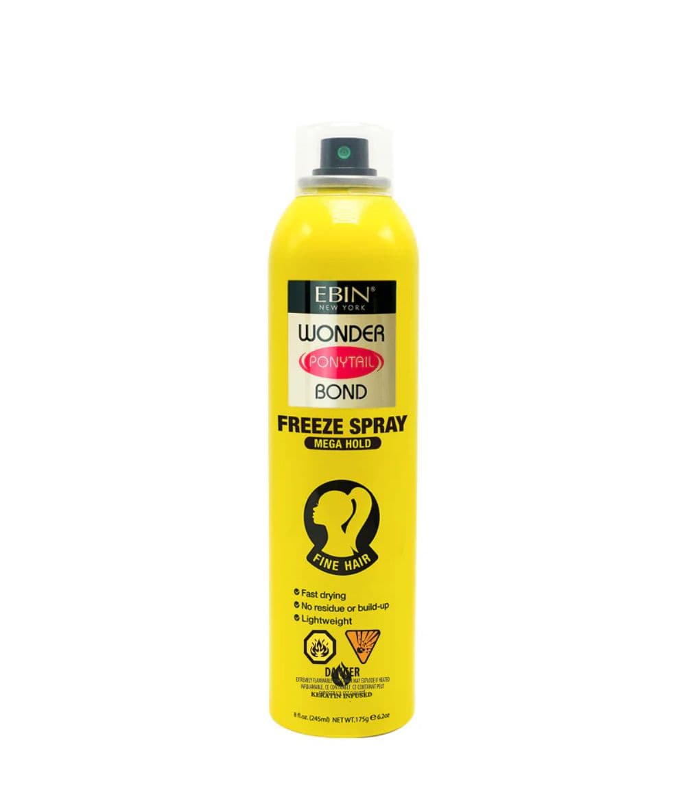 Ebin New York Wonder Ponytail Bond Freeze Spray [Mega Hold] 8oz, Hair Care - Cloré Beauty