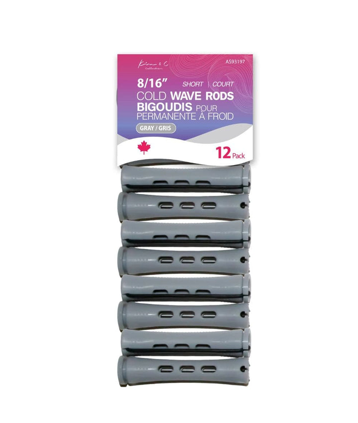 KIM &amp; C Cold Wave Rods Short 12ct, Hair Tools - Cloré Beauty