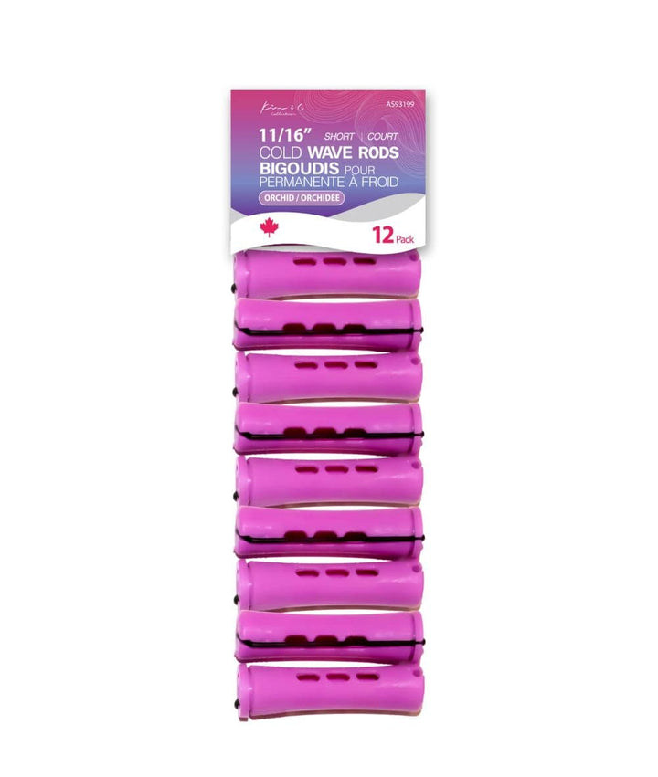 KIM &amp; C Cold Wave Rods Short 12ct, Hair Tools - Cloré Beauty