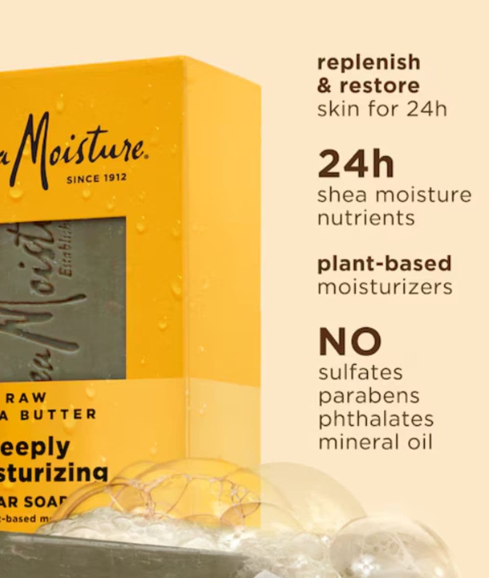 SheaMoisture Raw Shea Butter Soap 227g