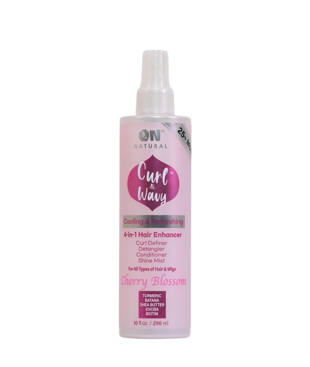 n Natural Curl-N-Wavy Curl Defining Conditioner &amp; Detangler - Cherry Blossom 10oz