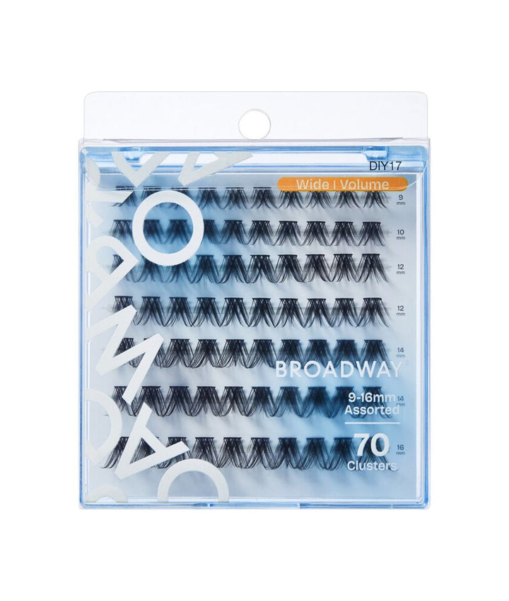 Broadway Natural DIY Cluster Lashes 70-140pcs