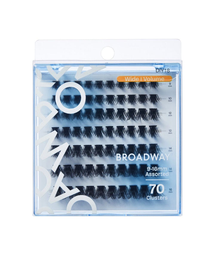 Broadway Natural DIY Cluster Lashes 70-140pcs