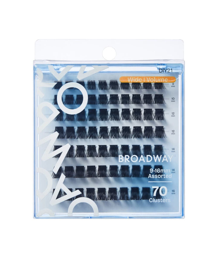 Broadway Natural DIY Cluster Lashes 70-140pcs