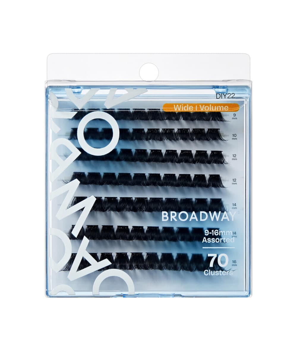 Broadway Natural DIY Cluster Lashes 70-140pcs
