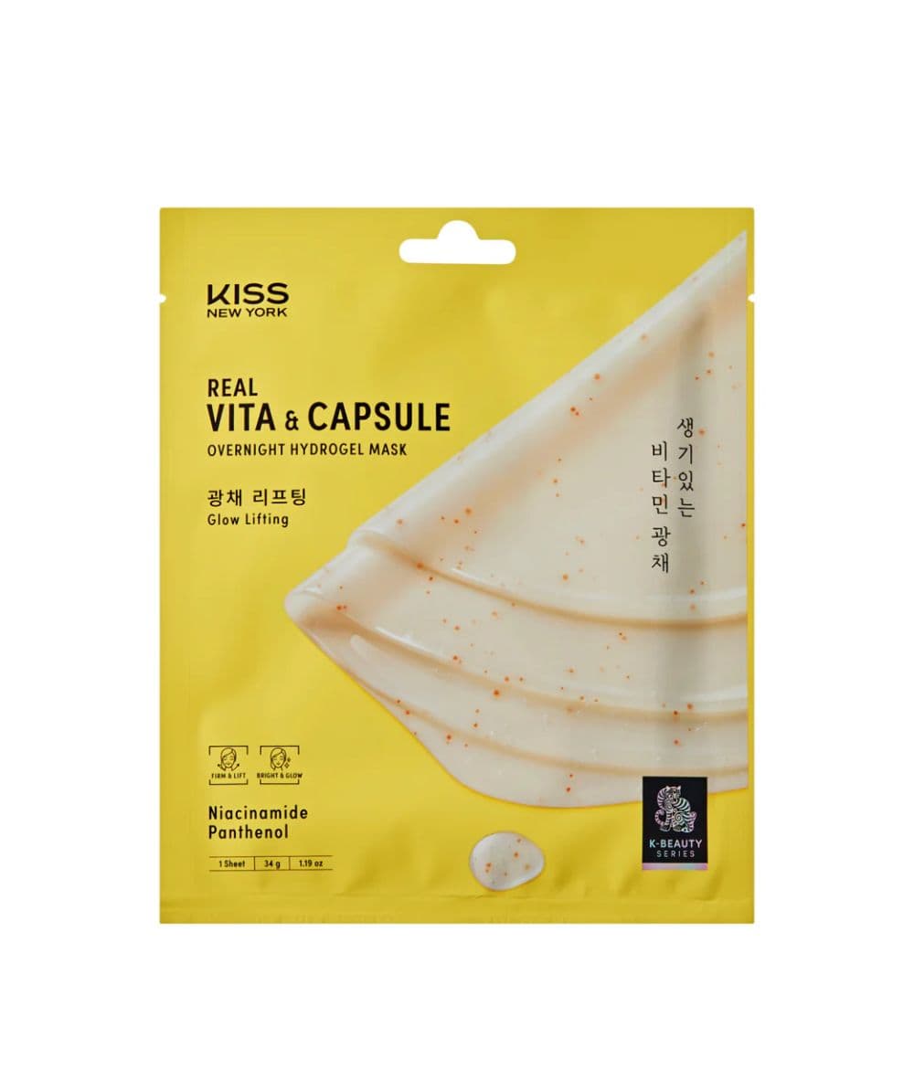 Kiss New York Real Vita &amp; Capsule Overnight Hydrogen Mask 