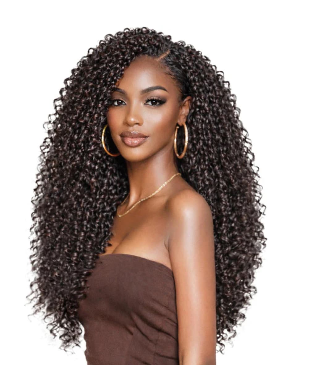 Bobbi Boss Origin Seamless Human Hair Blend Crochet Hawaiian Jerry 20"