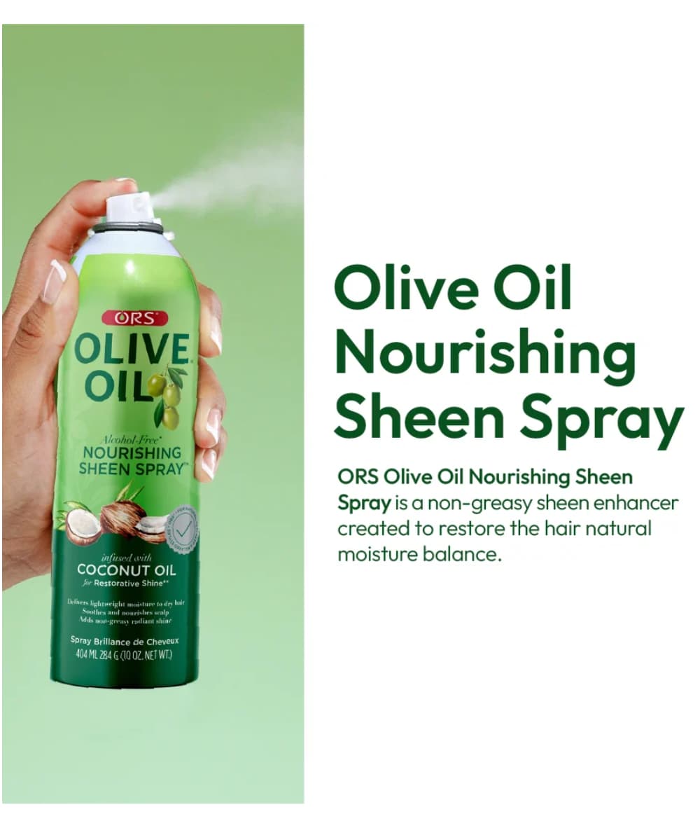 ORS Olive Oil Nourishing Sheen Spray 10oz, Hair Care - Cloré Beauty