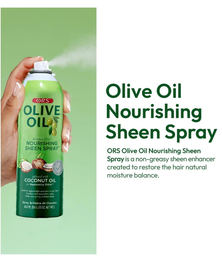 ORS Olive Oil Nourishing Sheen Spray 10oz, Hair Care - Cloré Beauty