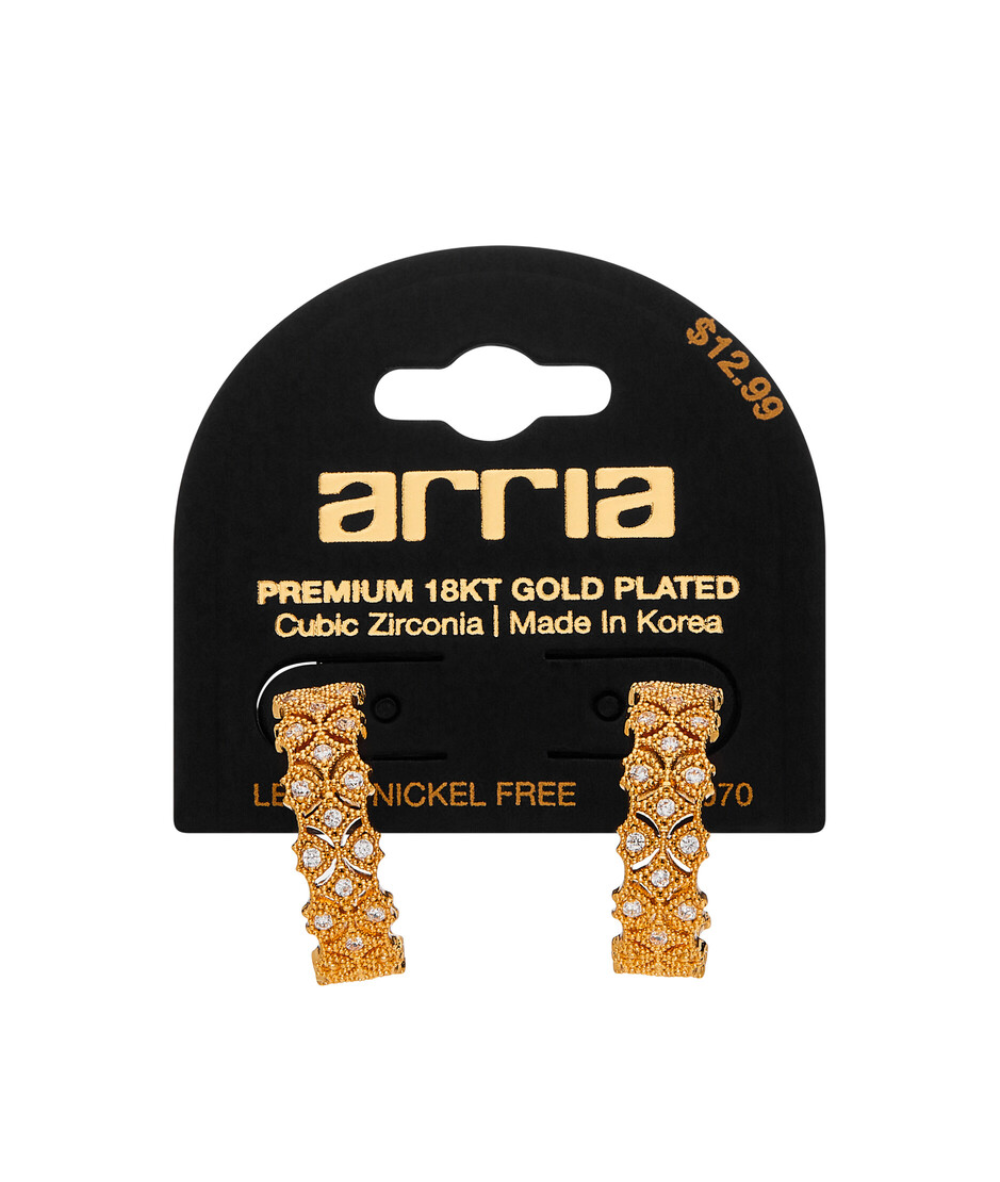 Arria Gold Premium Earrings 