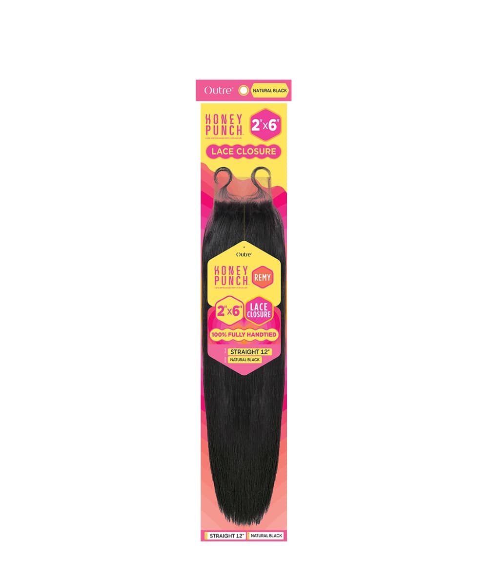 Outre Honeypunch 2X6 HD Lace Closure Straight 12"