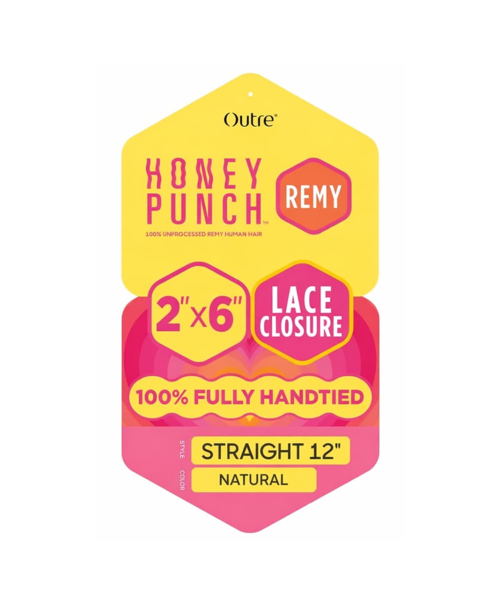 Outre Honeypunch 2X6 HD Lace Closure Straight 12"