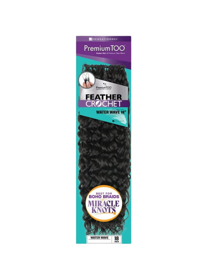 Sensationnel Premium Too Feather Crochet Water Wave 14"