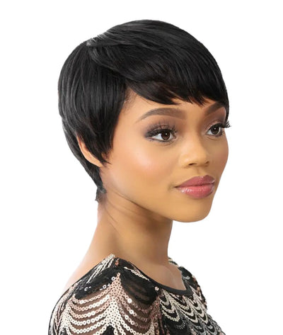Nutique It'S A Wig- Human Hair Lace Wig- Donica