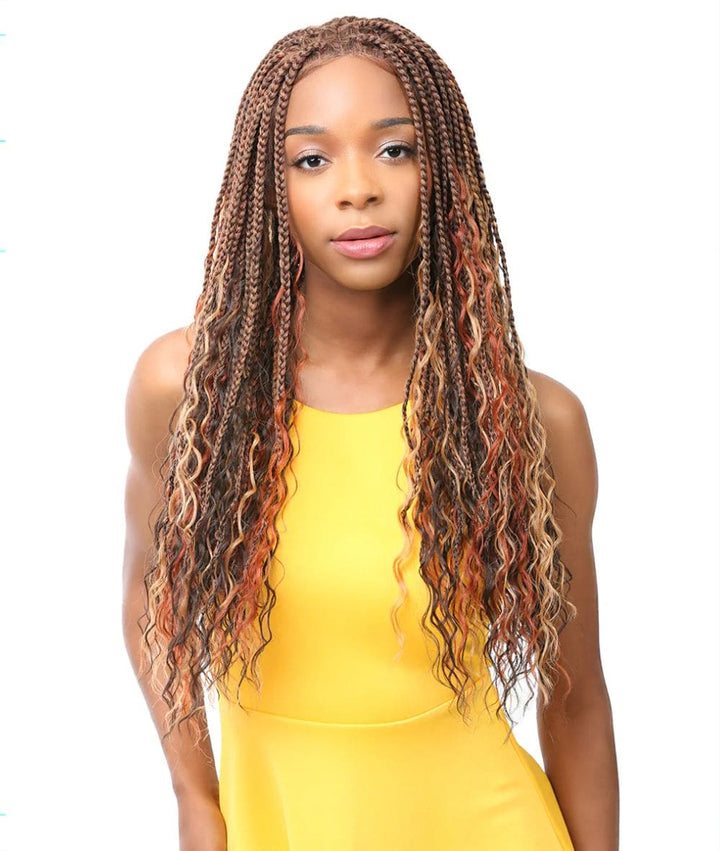 Nutique Illuze 4X4 Lace Front Wig-- Boho Box Deep 26"