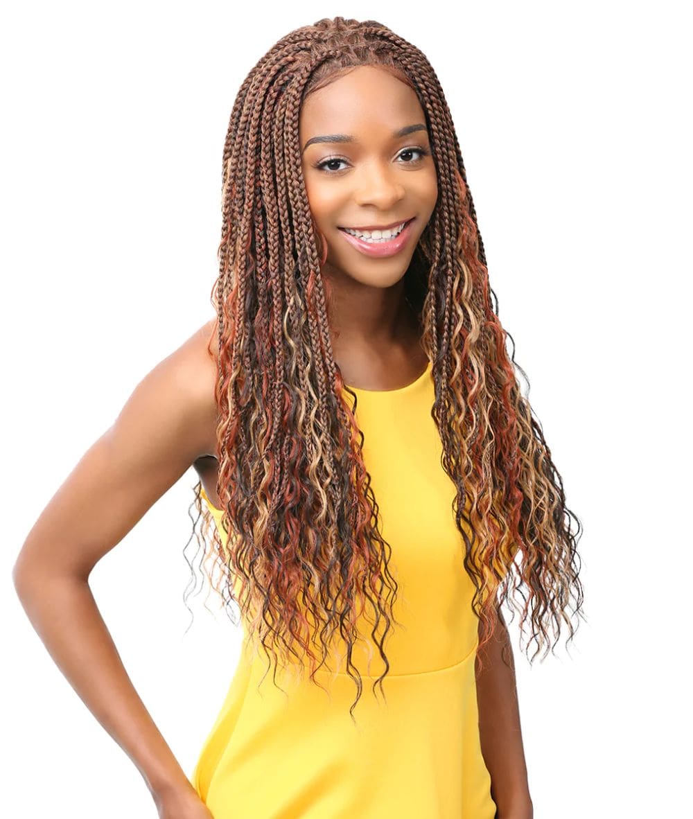 Nutique Illuze 4X4 Lace Front Wig-- Boho Box Deep 26"