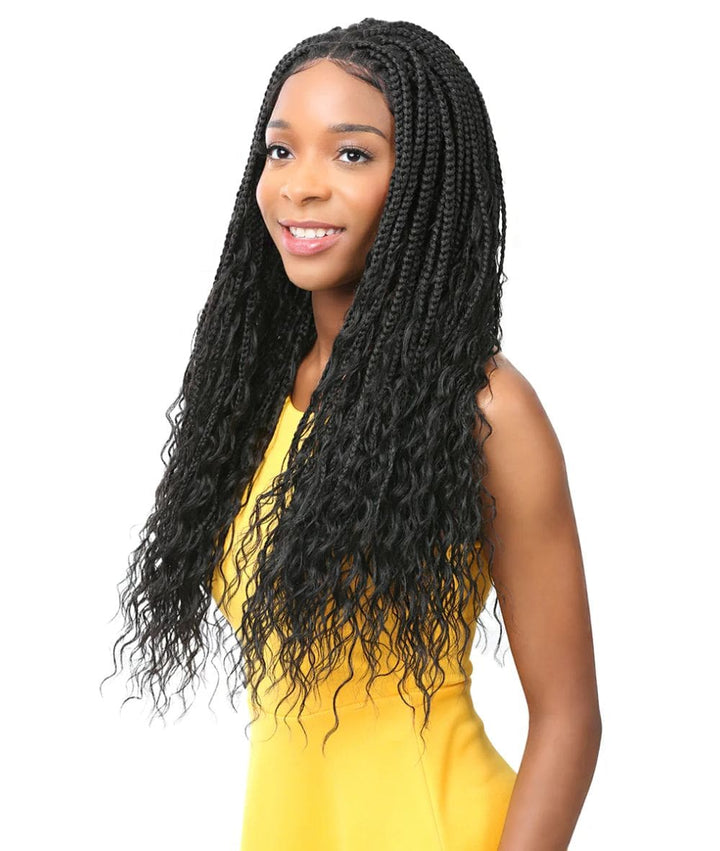 Nutique Illuze 4X4 Lace Front Wig-- Boho Box Deep 26"