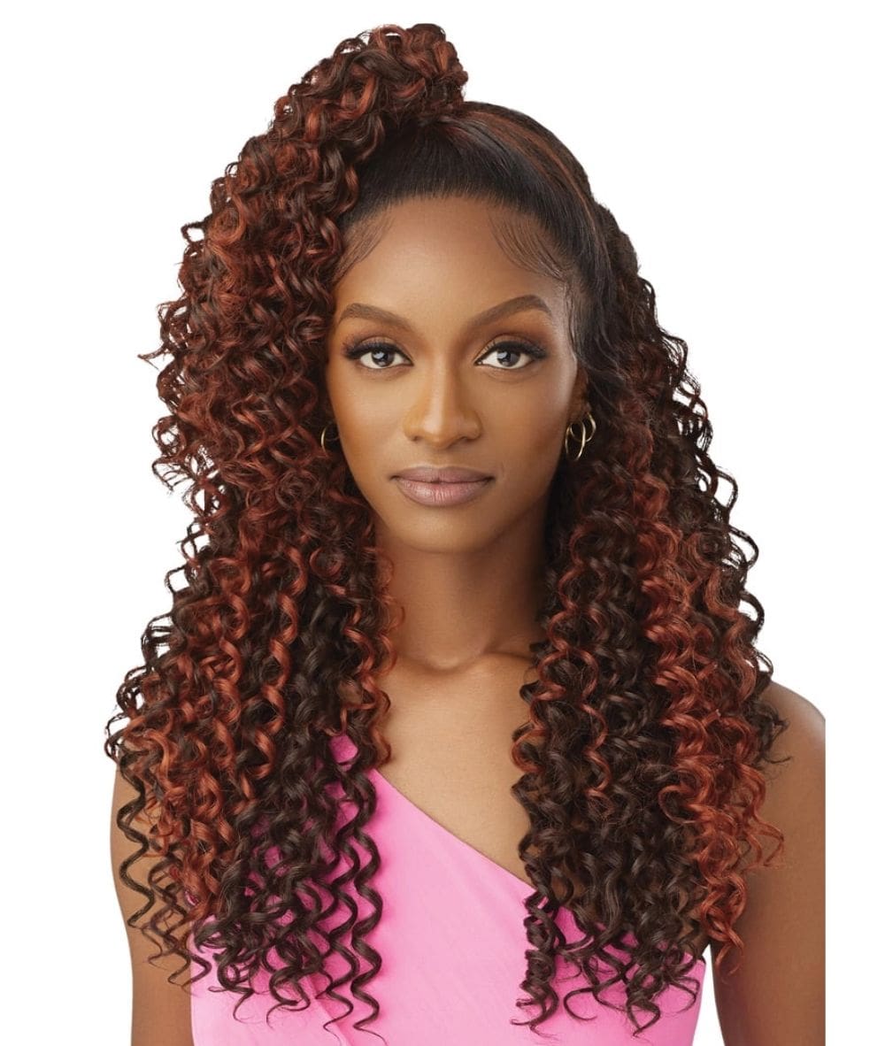 Outre Airtied Hand Tied Lace Front Wig- Hhb Dominican Curly 22"