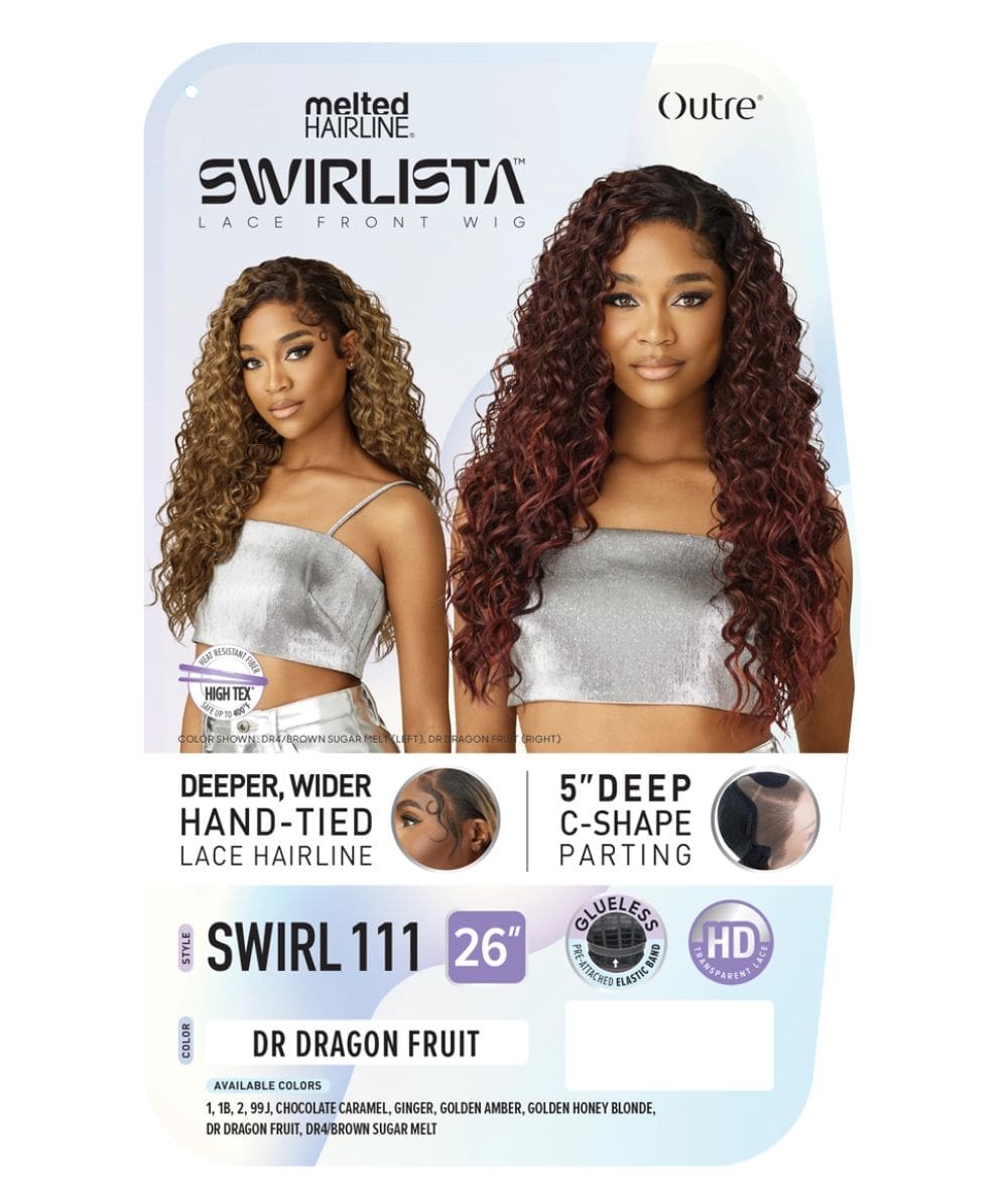 Outre Melted Hairline Swirlista Lace Front Wig - Swirl 111