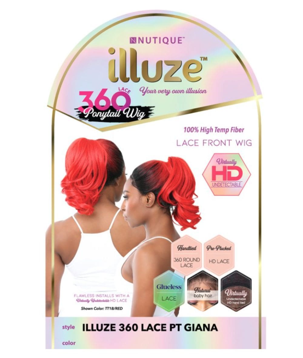 Nutique Illuze 360 Lace Ponytail Wig- Giana