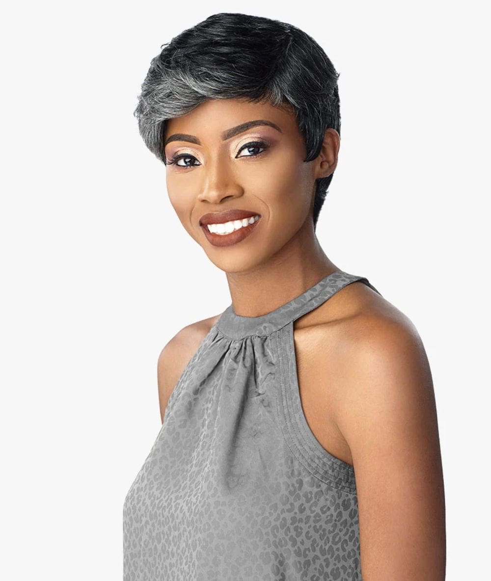 Sensationnel Empire Salt & Pepper Human Hair Wig -Jean, WIGS - Cloré Beauty