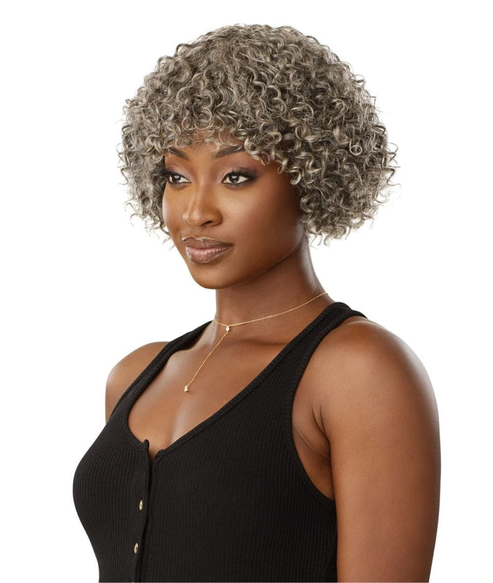 Outre Fab & Fly Hh Full Wig Gray Glamour Randy